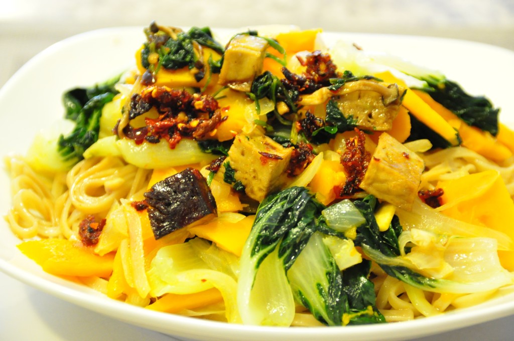 Scallop Noodle with Veg